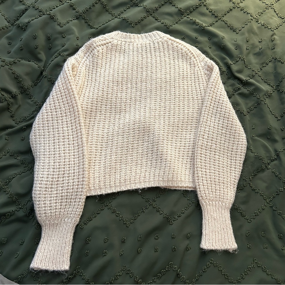 Missing You Already Cream Mohair Sweater - Picture 3 of 4